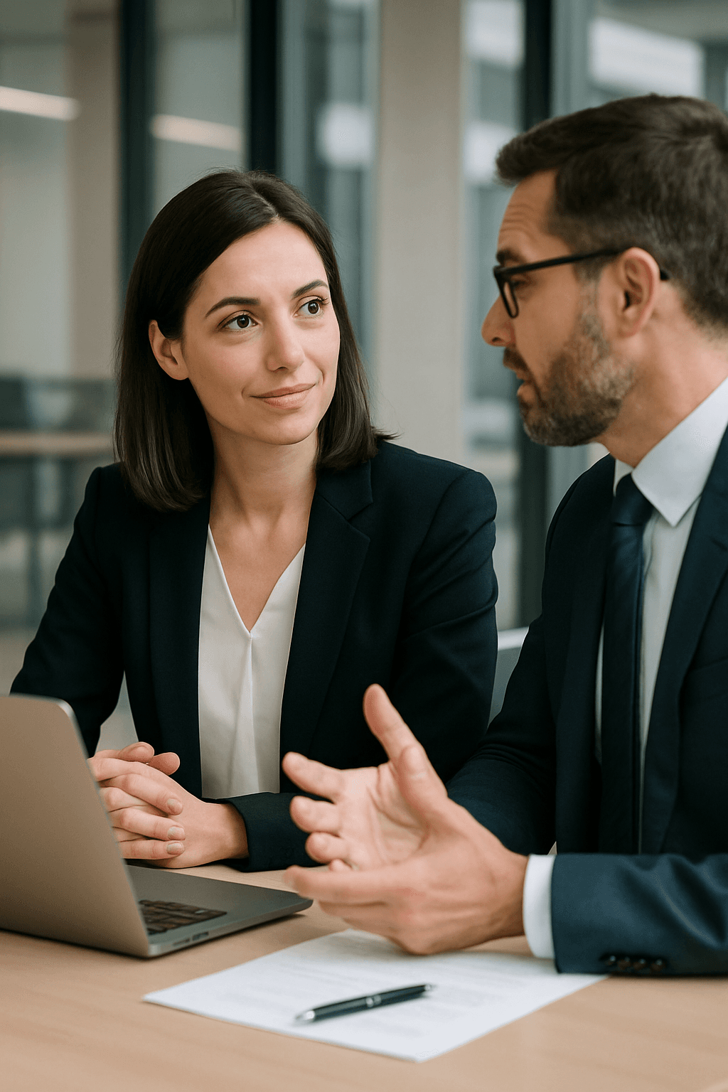 Zuhörakademie – Business-Gespräch